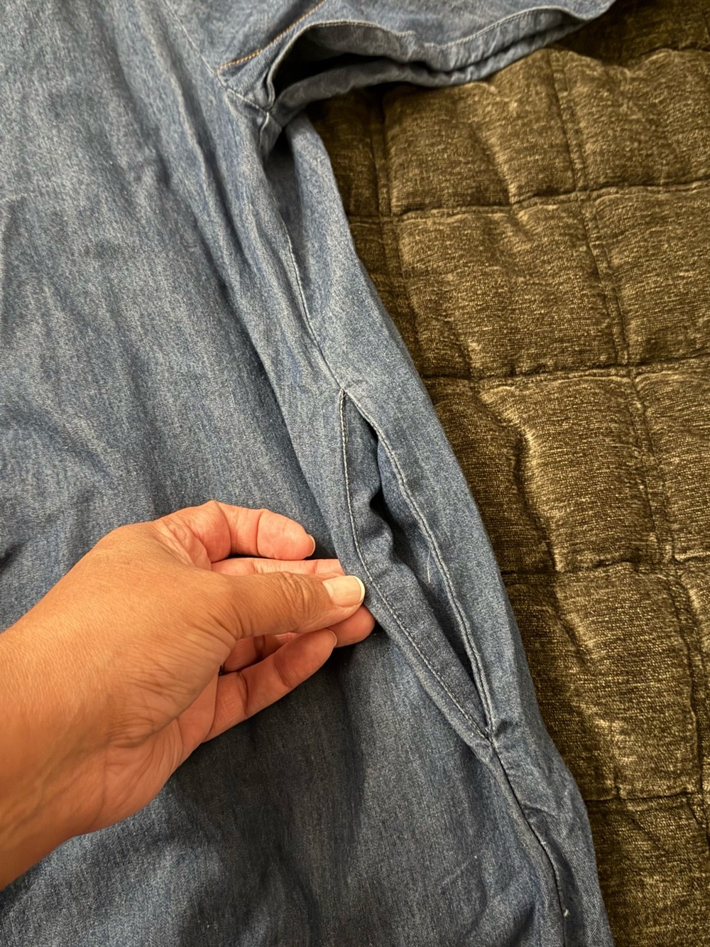 Pomander Place Blue Denim XL Maxi Dress - Picture 10 of 11